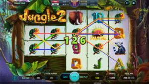 During Free Spins symbols on reels 1 and 2 are same