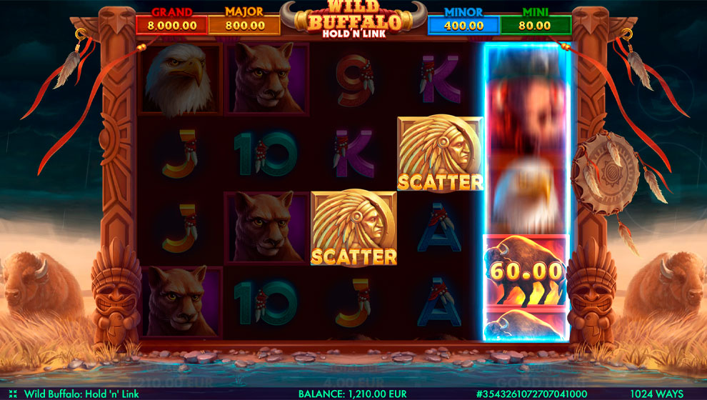 3+ Scatters trigger Free Spins Feature