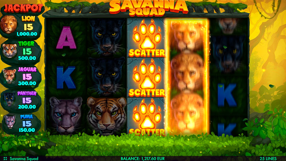 Land Sctters to trigger Free Spins